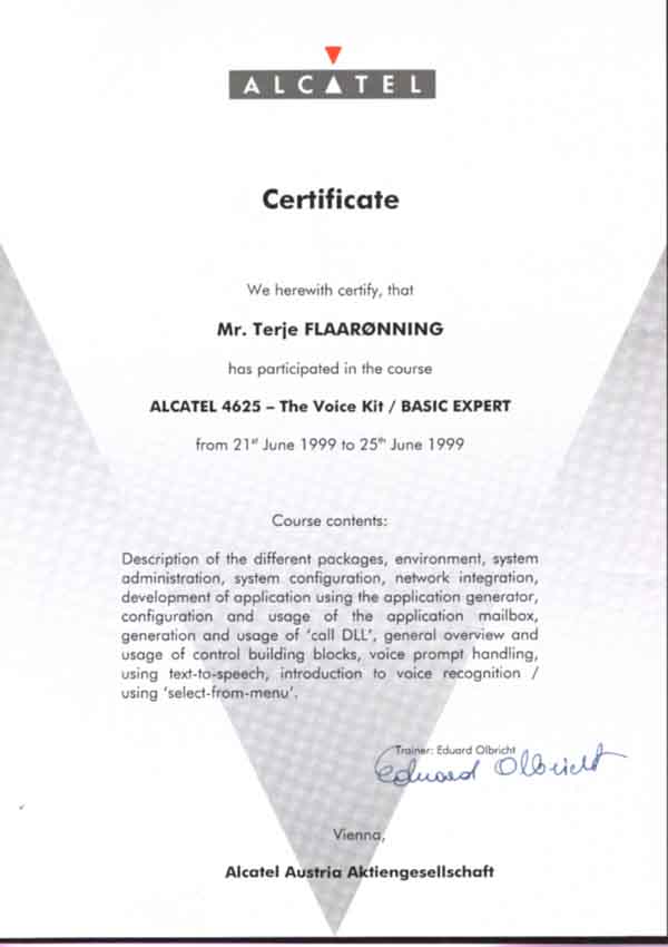 1999/06/25 - Alcatel